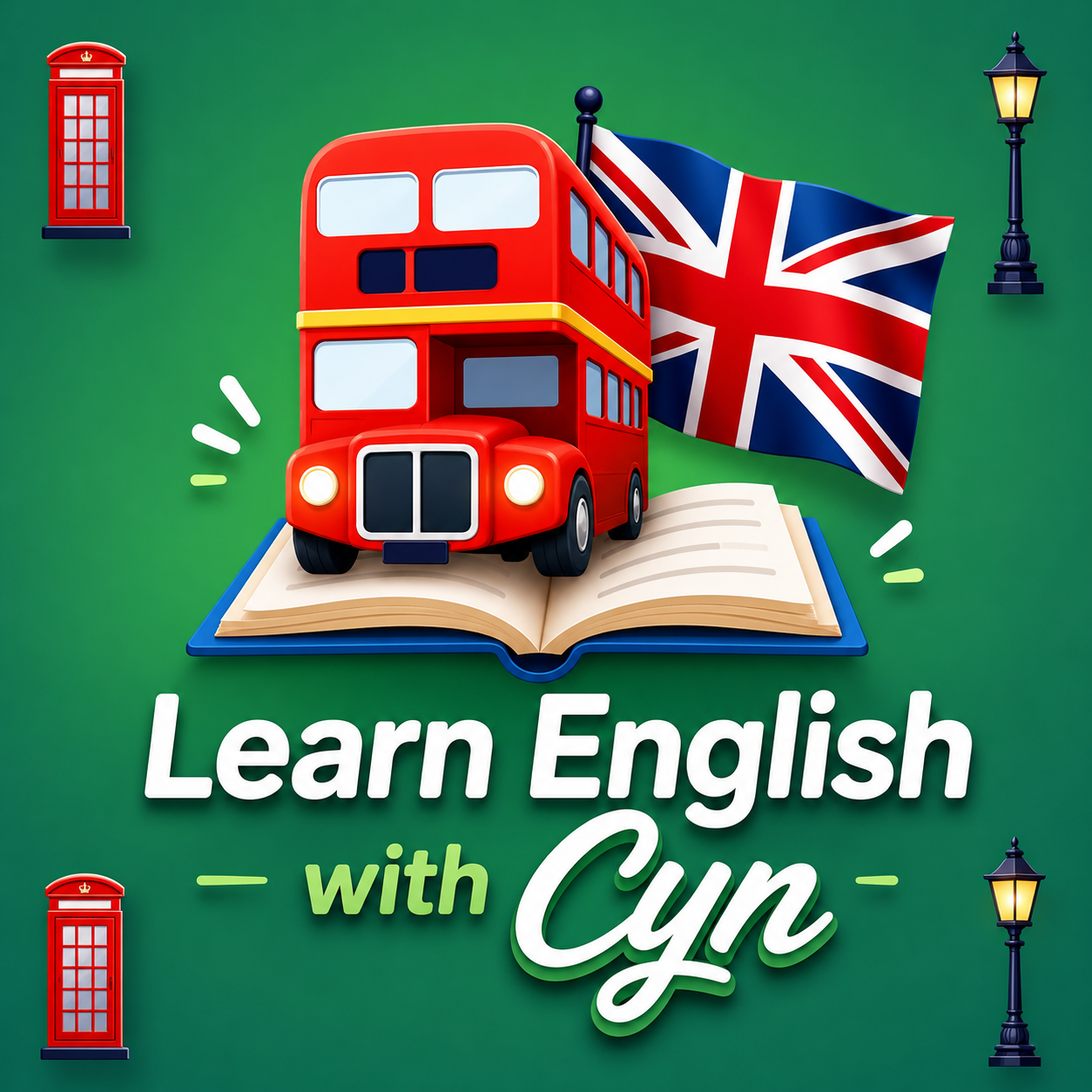 Logo Learn English with Cyn