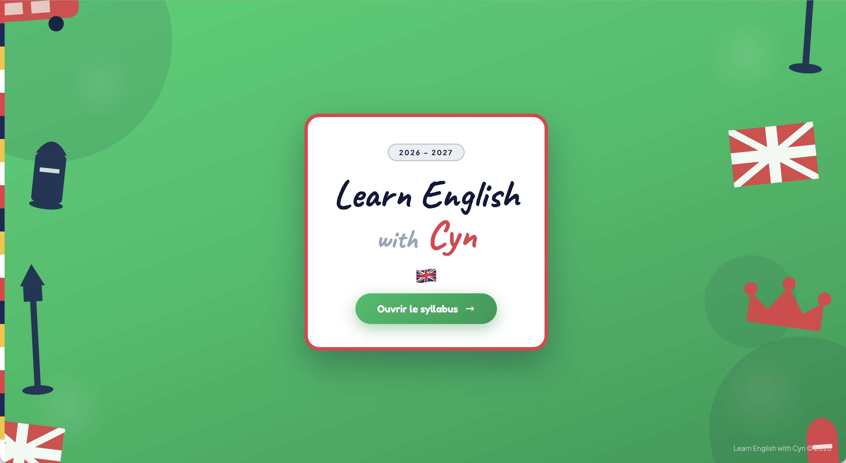 Aperçu Learn English with Cyn