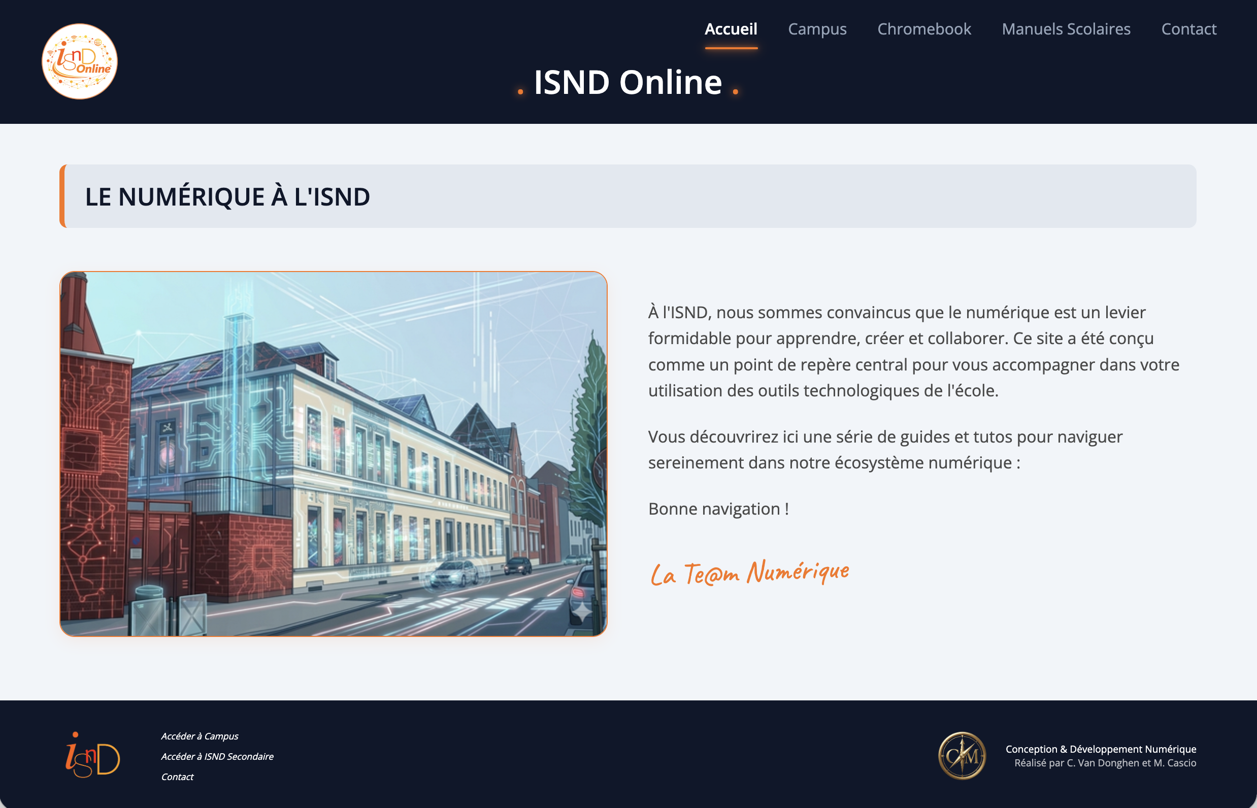 Aperçu ISND Online